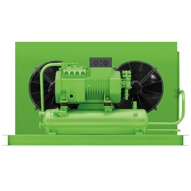 Groupe de condensation GRP LH135E 4HE-18Y Bitzer - Pressostat HP/BP et câblage électrique d'usine