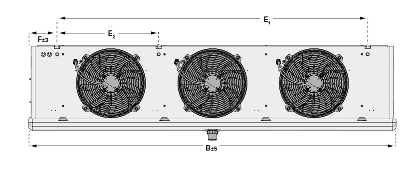 Kelvion MSC-503-5BE Electric Defrost Evaporator